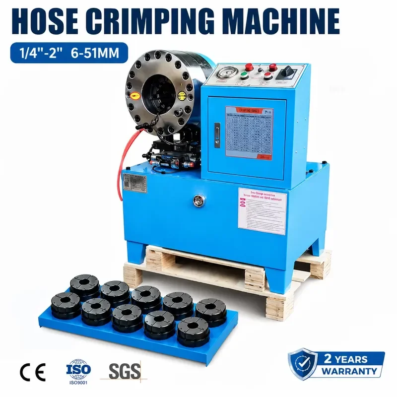 Factory direct sales, favorable price, 6mm-51mm high-quality automatic hydraulic hose crimping machine