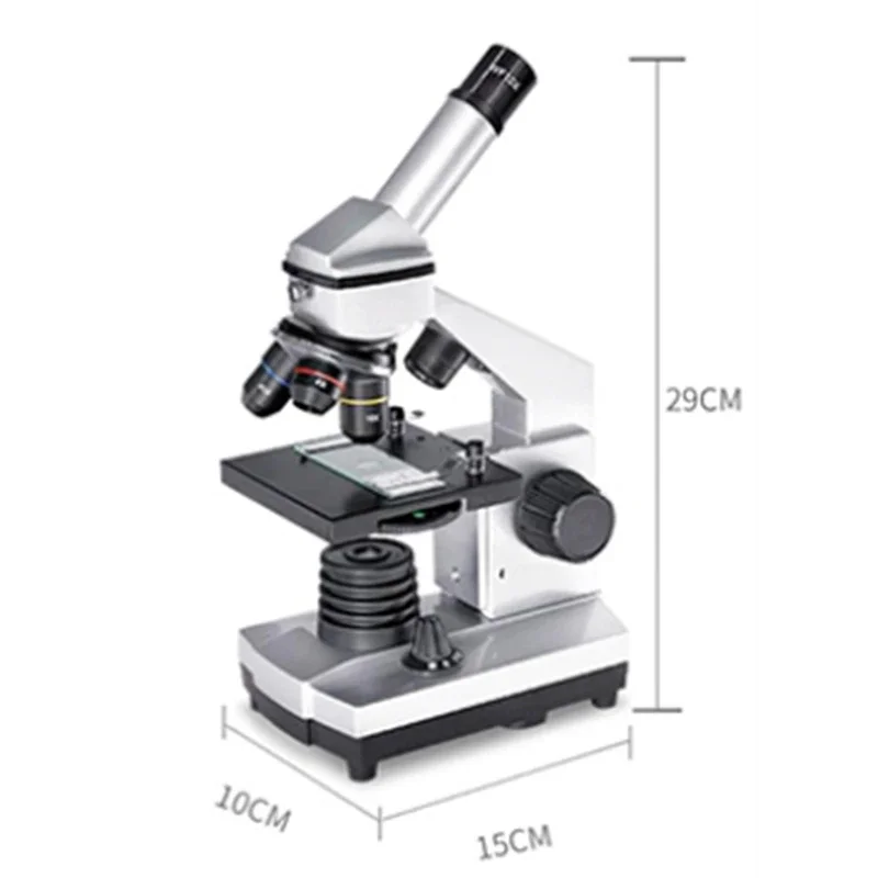 กล้องจุลทรรศน์วิทยาศาสตร์สำหรับเด็กนักเรียนมัธยมต้นอนุบาลประถม visiblenon-10000ความละเอียดสูงพิเศษ