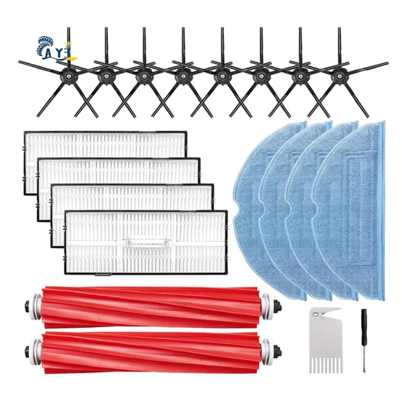 

AY03-20PC S7 Accessories Parts Kit For Xiaomi Roborock S7, S7+, S7 Maxv, S7 Maxv Plus, T7, T7S, G10S, G10S PRO Robot Vacuum Clea