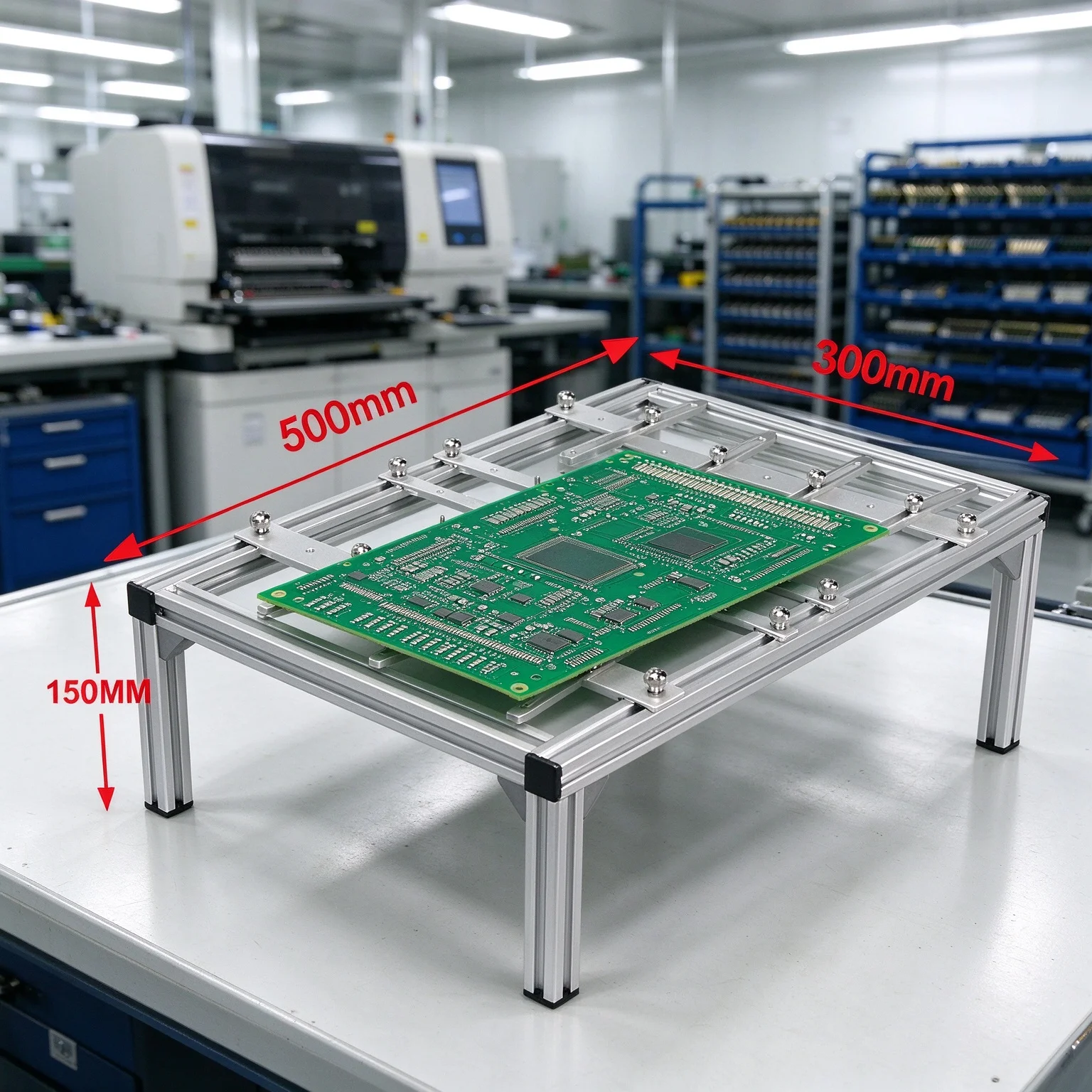 Universal BGA PCB Bracket Clamp 500x300x150mm PCB Holder Fixture Jig For BGA Reworking Station