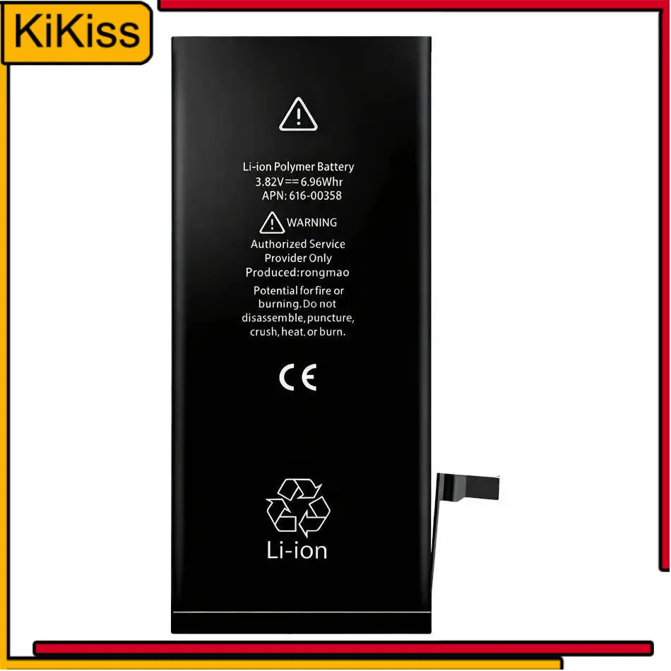 Caja fuerte para Apple Iphone 8 batería de repuesto confiable para teléfono móvil 1821Mah