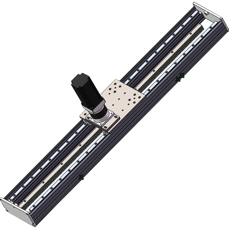 Rak Penutup Organ dan Modul Linier Vertikal Kamera Jalur Ganda Pinion