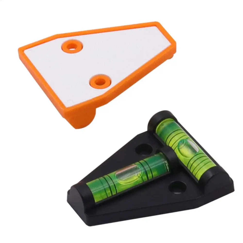 New 1pcs Mini T-Type Spirit Level Plastic Measuring Vertical and Horizontal Adjuster Trailer Motorhome Boat Accessories Parts