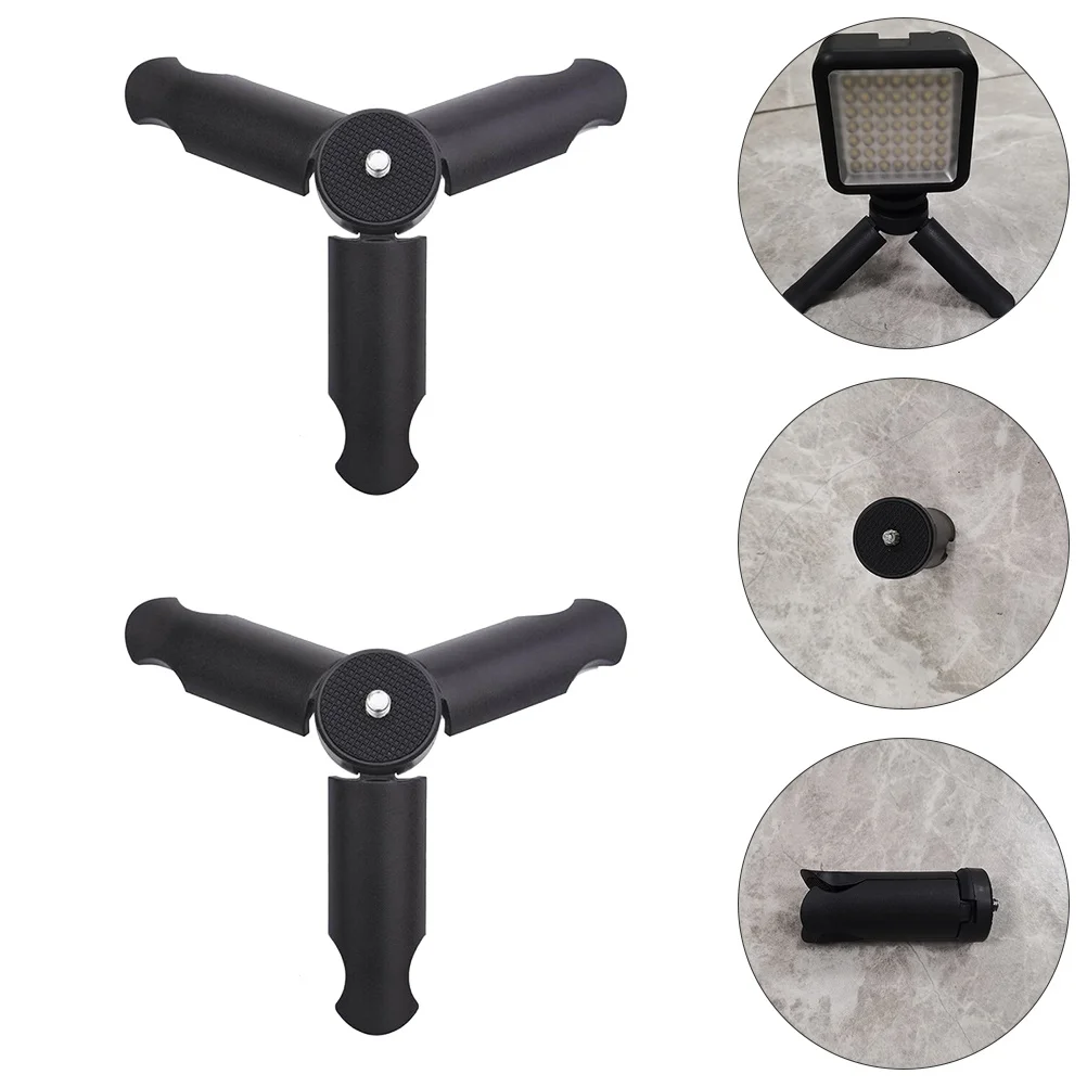 

4Pcs Tabletop Tripod Stand for Phone Camera Foldable Lightweight Design Compatible with Selfie Stick Monopod Easy Setup