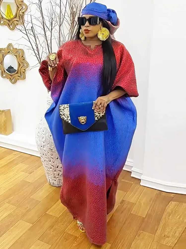 

African Turkey Plus Size Dresses Traditional Africa Clothing Elegant Women Party Evening Gowns Dubai Turkey Hijab Abaya Kaftans