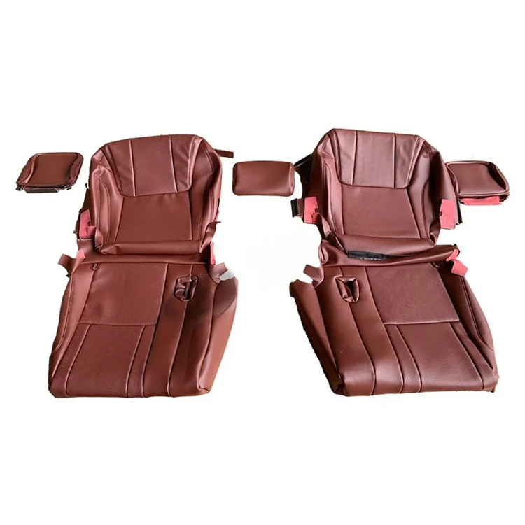 Veidt 12-15 Model LX Seat Protector Set Leather Seat Cushion Wine Red Six-Seater Exterior Upgrade LX570 Interior