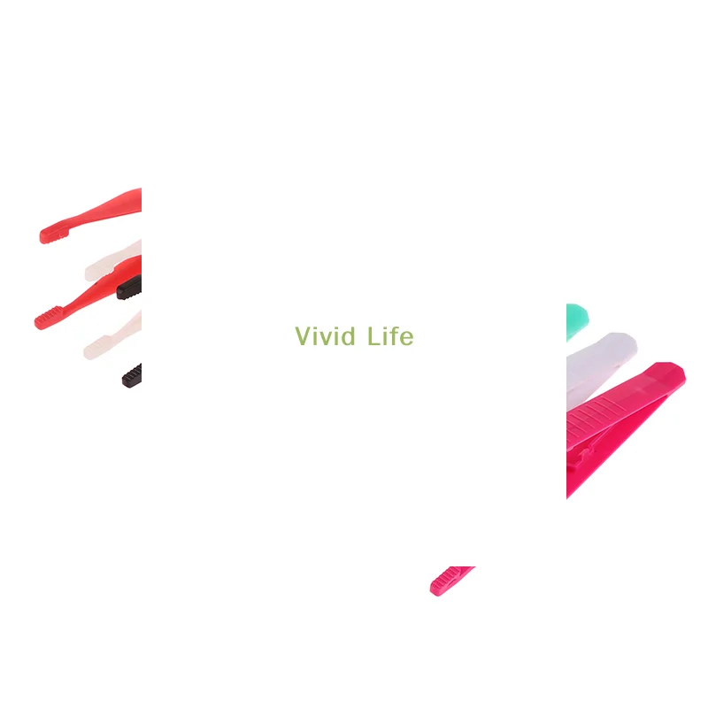 10 قطعة ملاقط بلاستيكية إصلاح طبي صغير المتاح الملقط أدوات الملقط الحرف الاطفال اللعب مقاطع بلاستيكية عشوائي