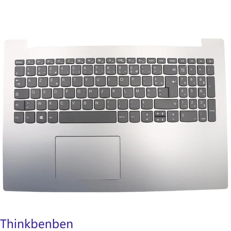 

FR French Keyboard Platinum Grey Upper Case Palmrest Shell Cover For Lenovo ideapad 330 15 IGM AST IKB 5CB0R16645