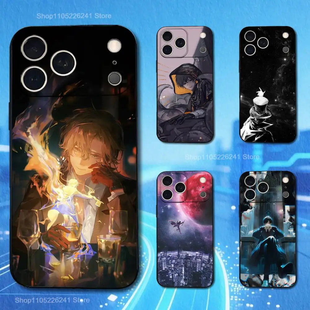 

Anime Lord OF The Mysteries For iPhone 13,17,11,12,16,14,15,Plus,Pro Max,XS,X,XR,SE,Mini,8,7,Soft Silicone Black Phone Case