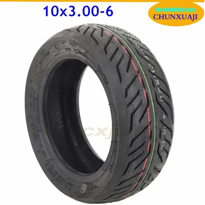 10x3 Inch 10x3.00-6 Electric Scooter Tubeless Vacuum Tire 10*3.0 Scooter Vacuum Tyre 10 Inch Widening and Thickening Tire