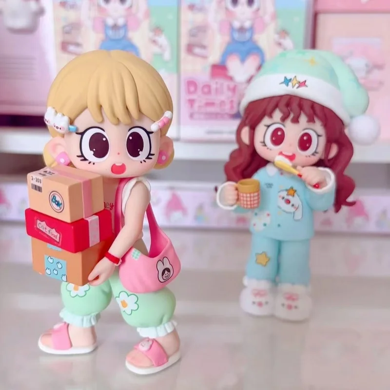 New Product In Stock Milay Girls' Third Generation Lazy Time Series Blind Box Figurines Cute Desktop Decorative Items As Gifts