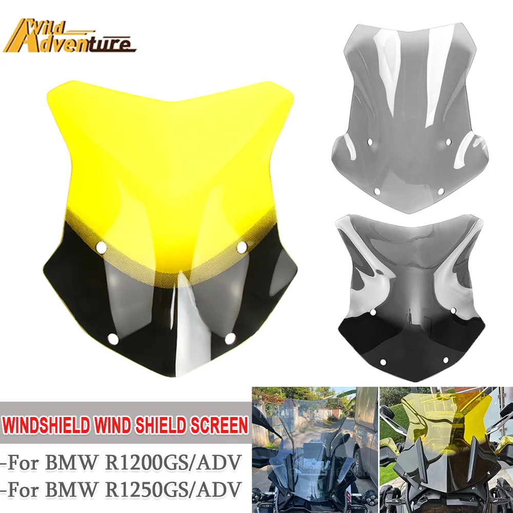 

Windshield R1250GS R1200GS ADV Wind Shield Screen For BMW R1250 GS R1200 GS Adventure Windscreen Deflector Spoiler Protector