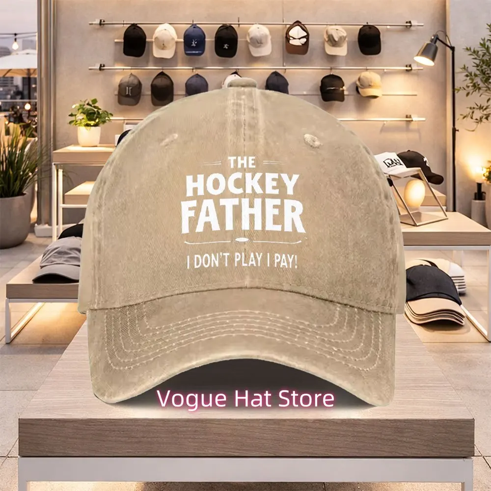 Unisex Adjustable Ice Hockey Stick Baseball Cap - Lightweight Suitable for Spring Summer, Mardi Gras Parties, Birthdays & Sports