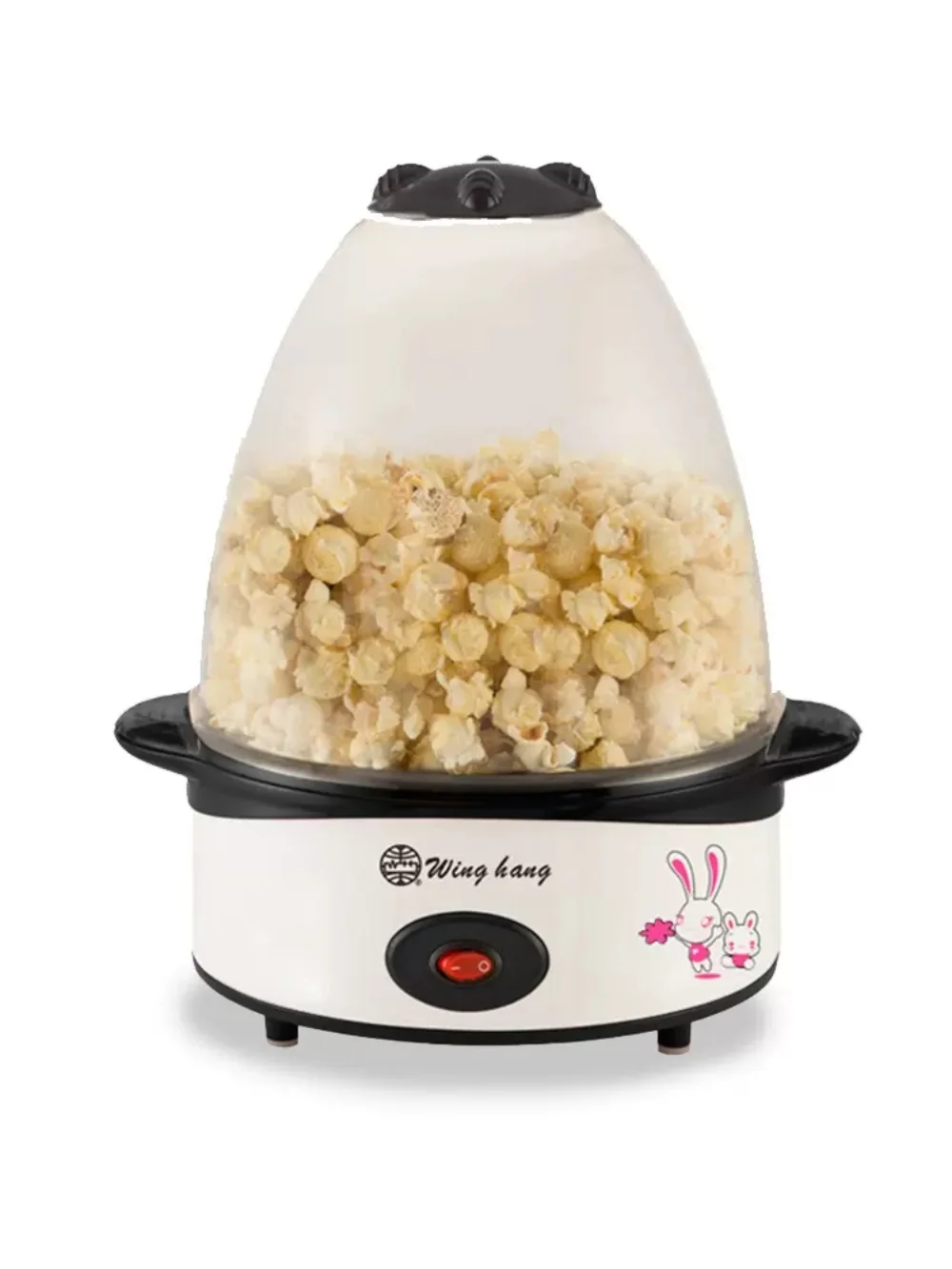 Popcorn Machine Household Small Electric Popcorn Machine 500W Can Drain Oil and Sugar Seasoning