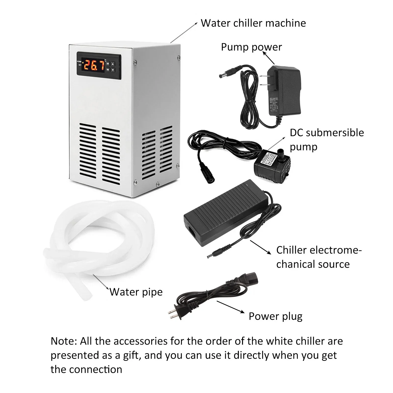 Aquarium Fish Tank Water Chiller Constant Temperature Cooling  aquarium accessories fish tank accessories aquariumheater