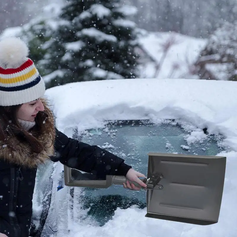 

Snow Shovel For Driveway Ergonomic Snow Shovel Winter Shovels For Snow Multifunctional Portable Utility Shovel With Bag Sturdy