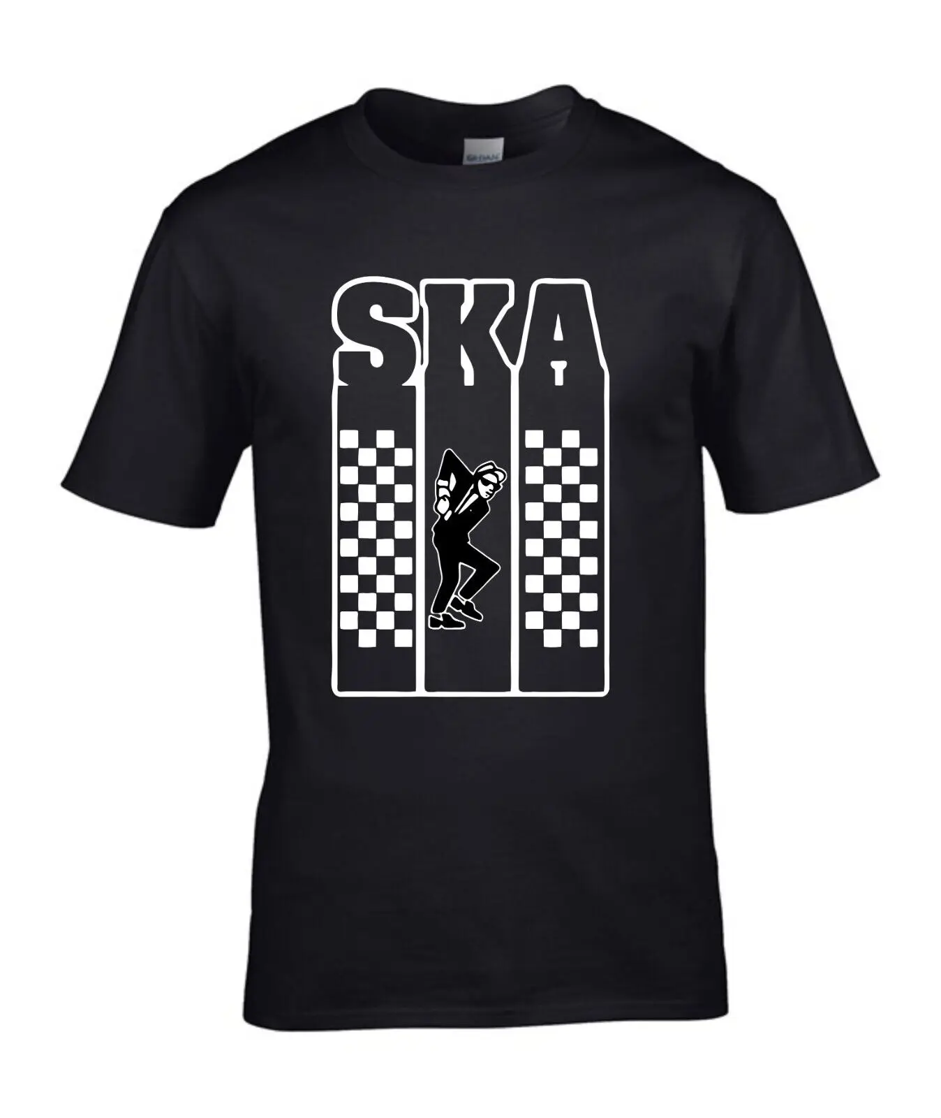 2 Tone Records T-Shirt, SKA Northern Soul Reggae Rocksteady Retro Music Top