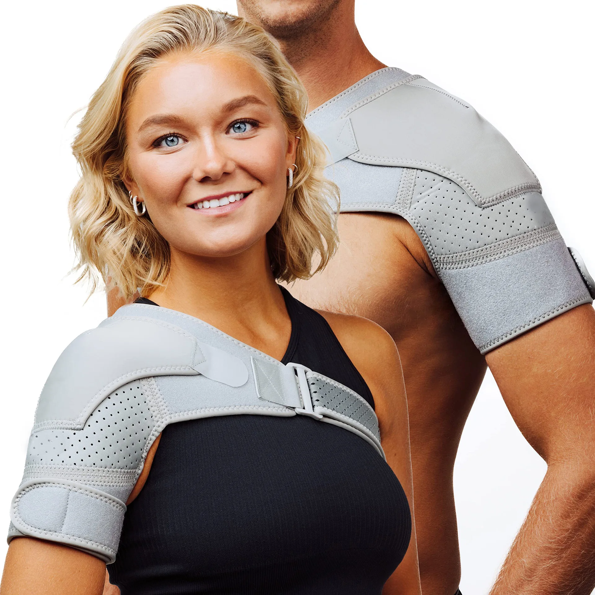 Adjustable Neoprene Torn Rotator Cuff Shoulder Support Brace for Injury Dislocated AC Joint