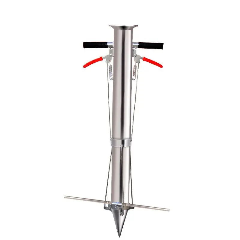 Stainless steel seedling planter, vegetable planting, planting and transplanting tools with measuring ruler, multi-purpose