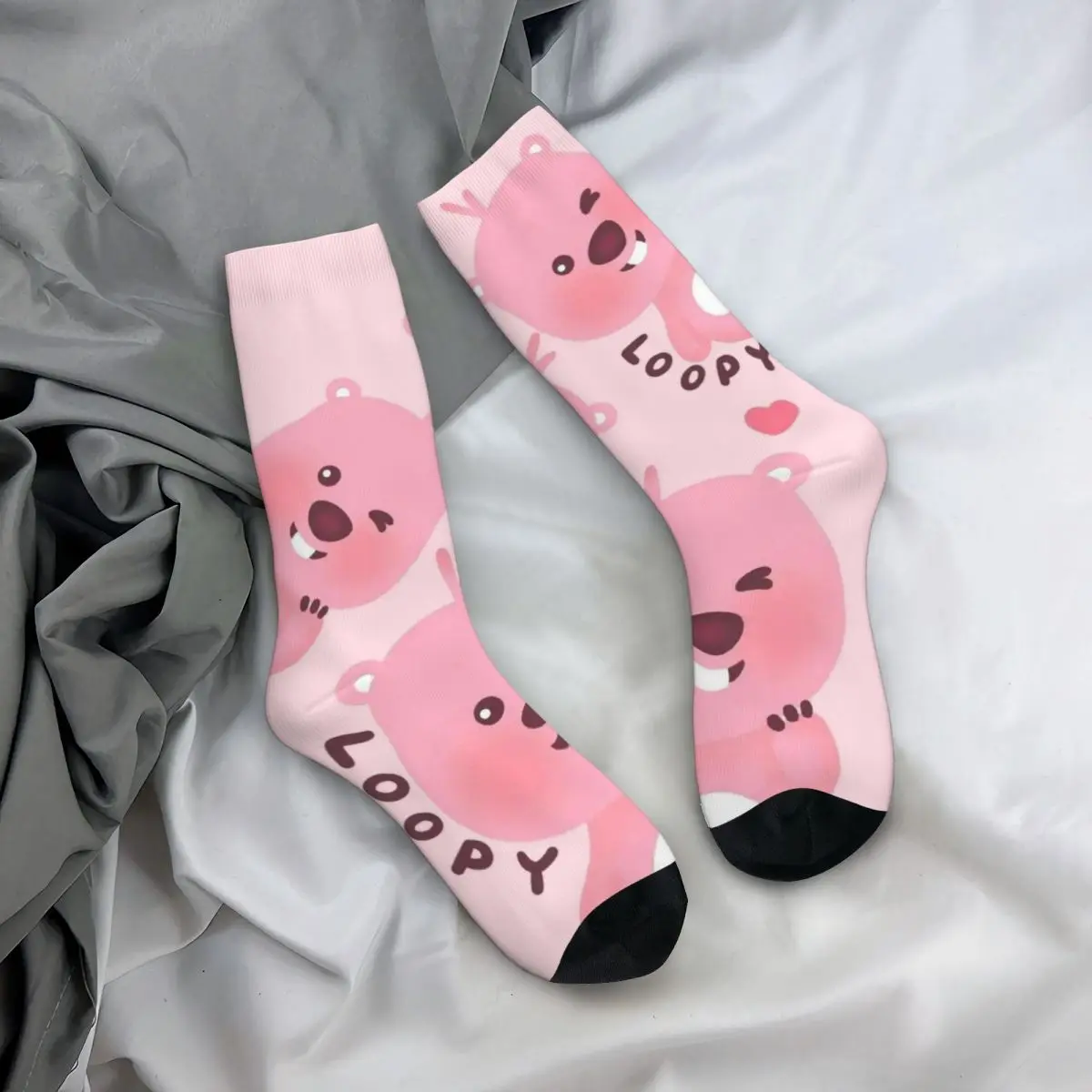 Calcetines bonitos de dibujos animados para mujer, traje de calcetín suave para todas las estaciones, accesorios Kawaii