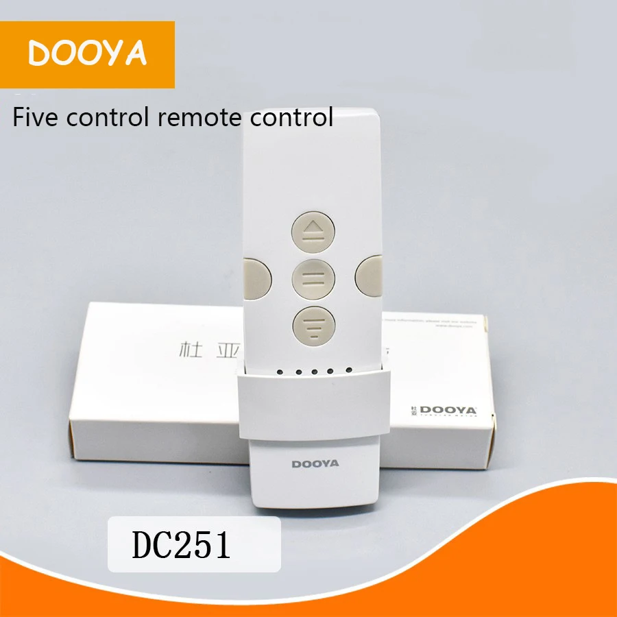 DOOYA-Control remoto de cortina eléctrica, controlador inteligente para el hogar, CINCO CANALES, Control único, Control remoto inalámbrico DC251