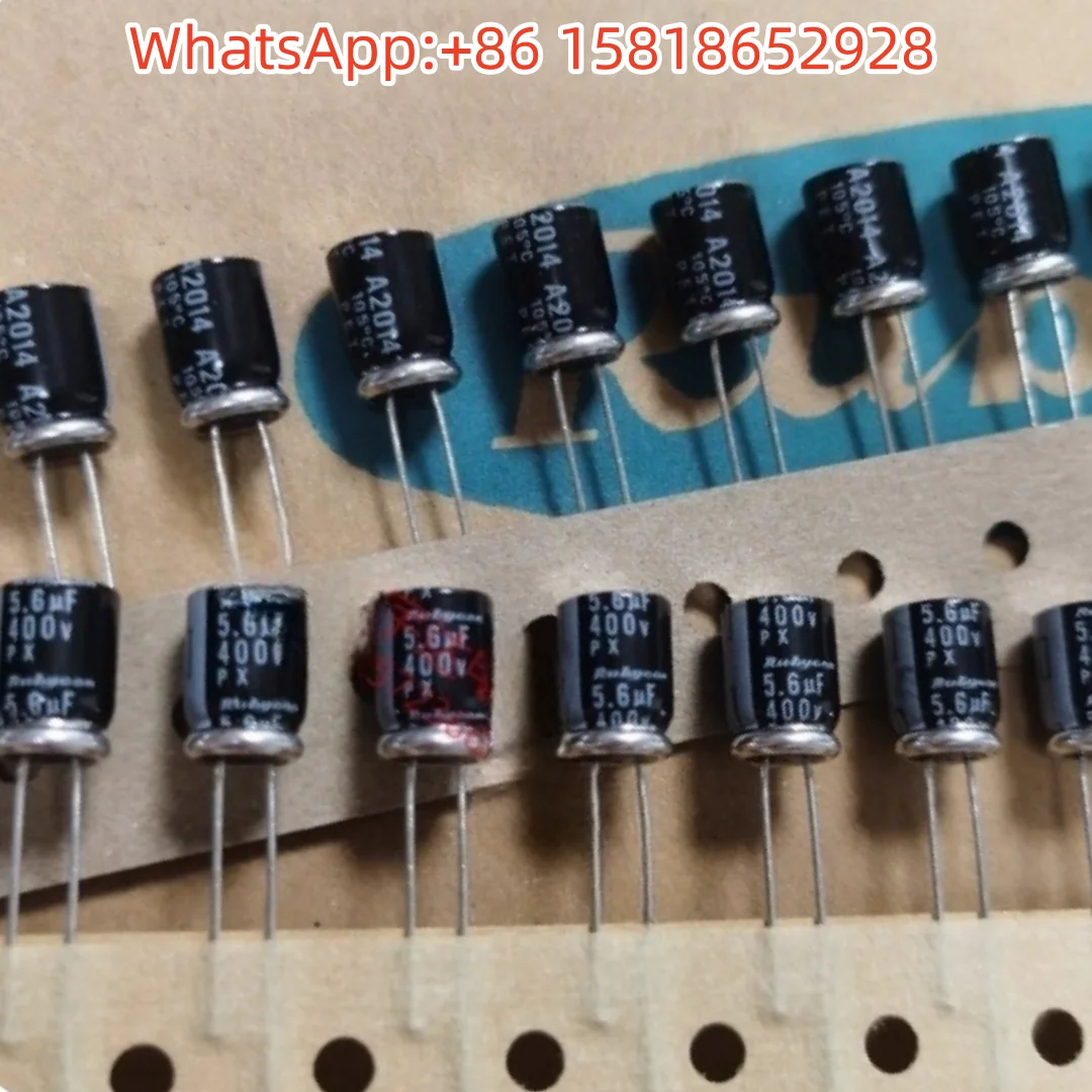10개 400V5.6UF 8X11.5 루비 PX 표준 모델은 400V4.7UF 전해 커패시터를 대체할 수 있습니다.