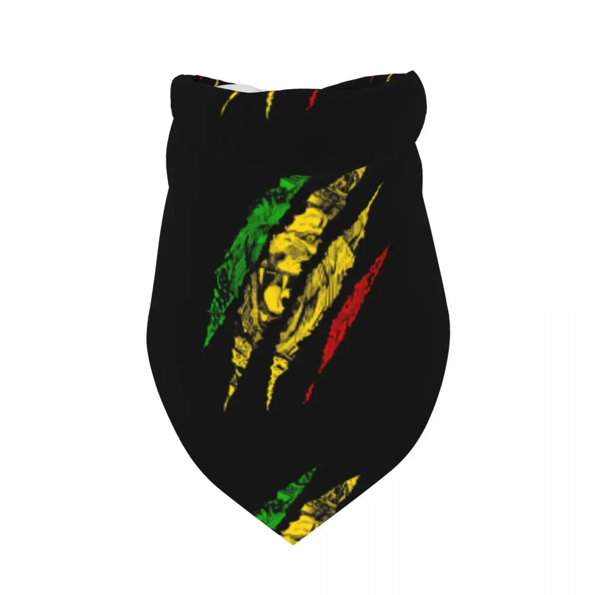 Warrior Lion Of Judah King Rasta Reggae Jamaica Roots Pet Bandanas Pet Scarves Decoration Pet Triangle Bib For Dog Cat