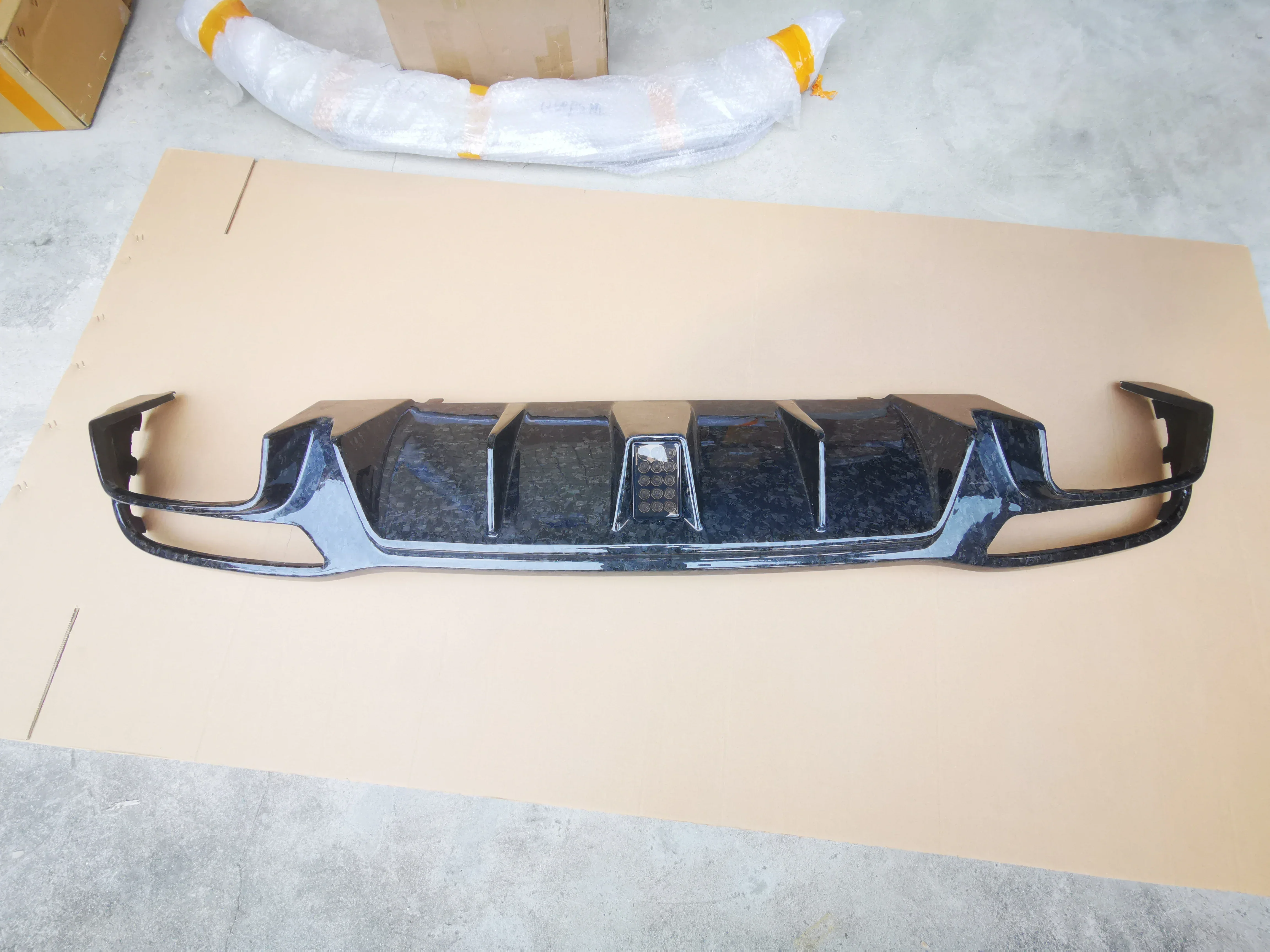 High quality BS style rear diffuser for GLE Class SUV Coupe W166