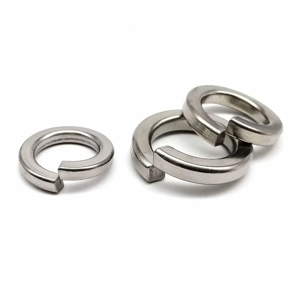 1000PCS M2 M2.5 M3 M5 M6 M8 M10 M12 Spring Lock Washers Assortment Kit 304 Stainless Steel Anti-loosening Lock Washers