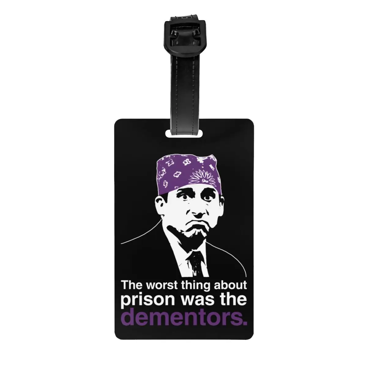 

Тюремный Майк Майкл Скотт Багажная бирка для чемоданов The Office Dwight Schrute Privacy Обложка Имя ID Card