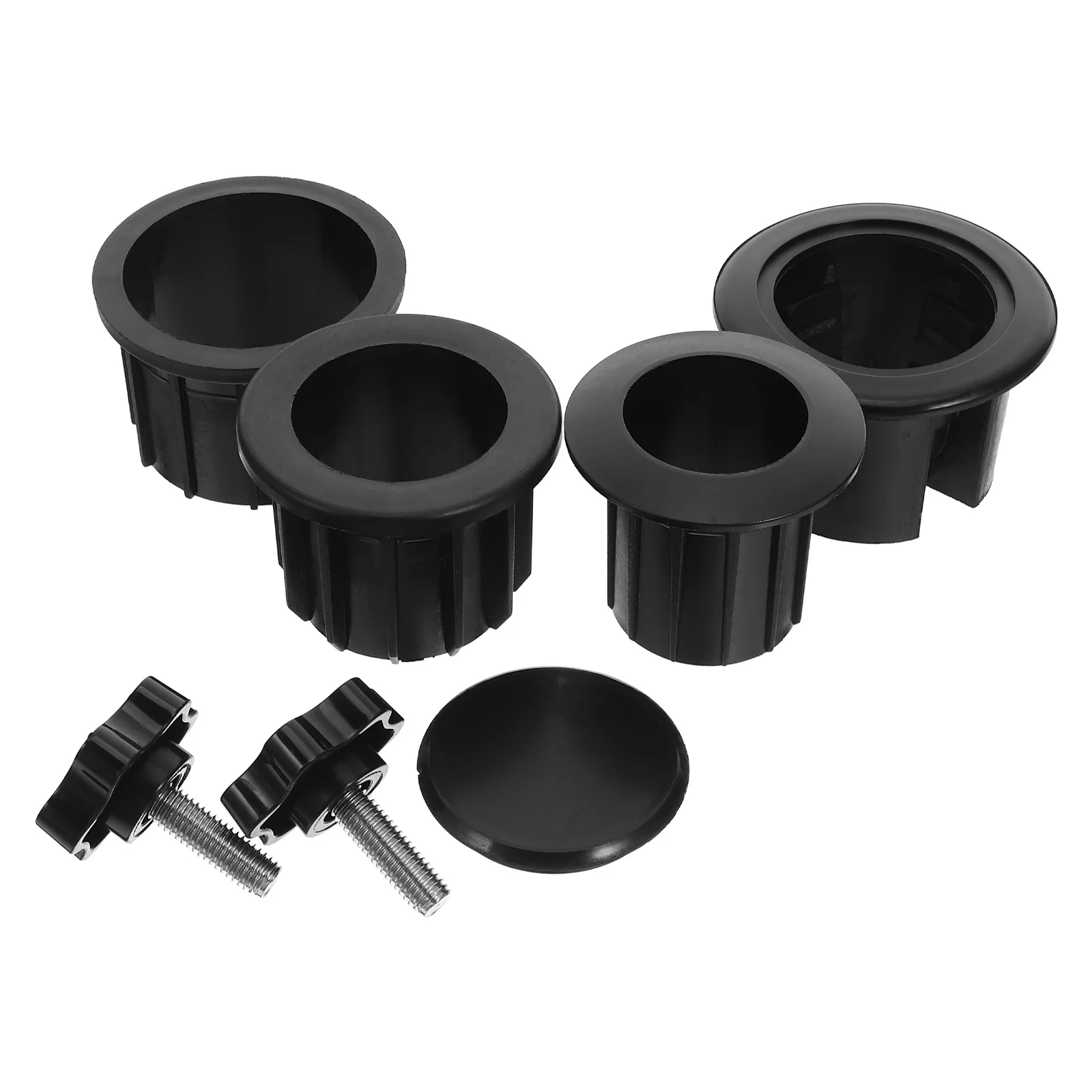 

1 Set Sun Umbrella Base Accessories: Reinforced Patio Umbrella Stand Parts Replacement Kit Durable Outdoor Table Hole Insert For