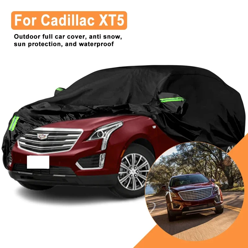 

For Cadillac XT5 Car Full Cover - Outdoor Waterproof Snowproof Sunshade, Winter & Summer All Weather Auto Protection Accessory