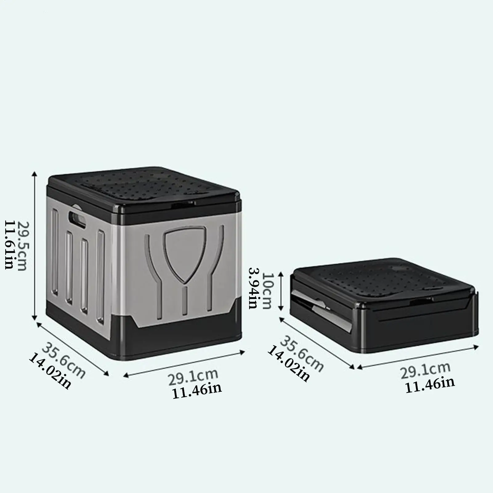 Toilettes de Camping pliables portables, seau de grande capacité avec couvercle, essentiels de voyage en plein air pour tente de plage de voiture de randonnée RV