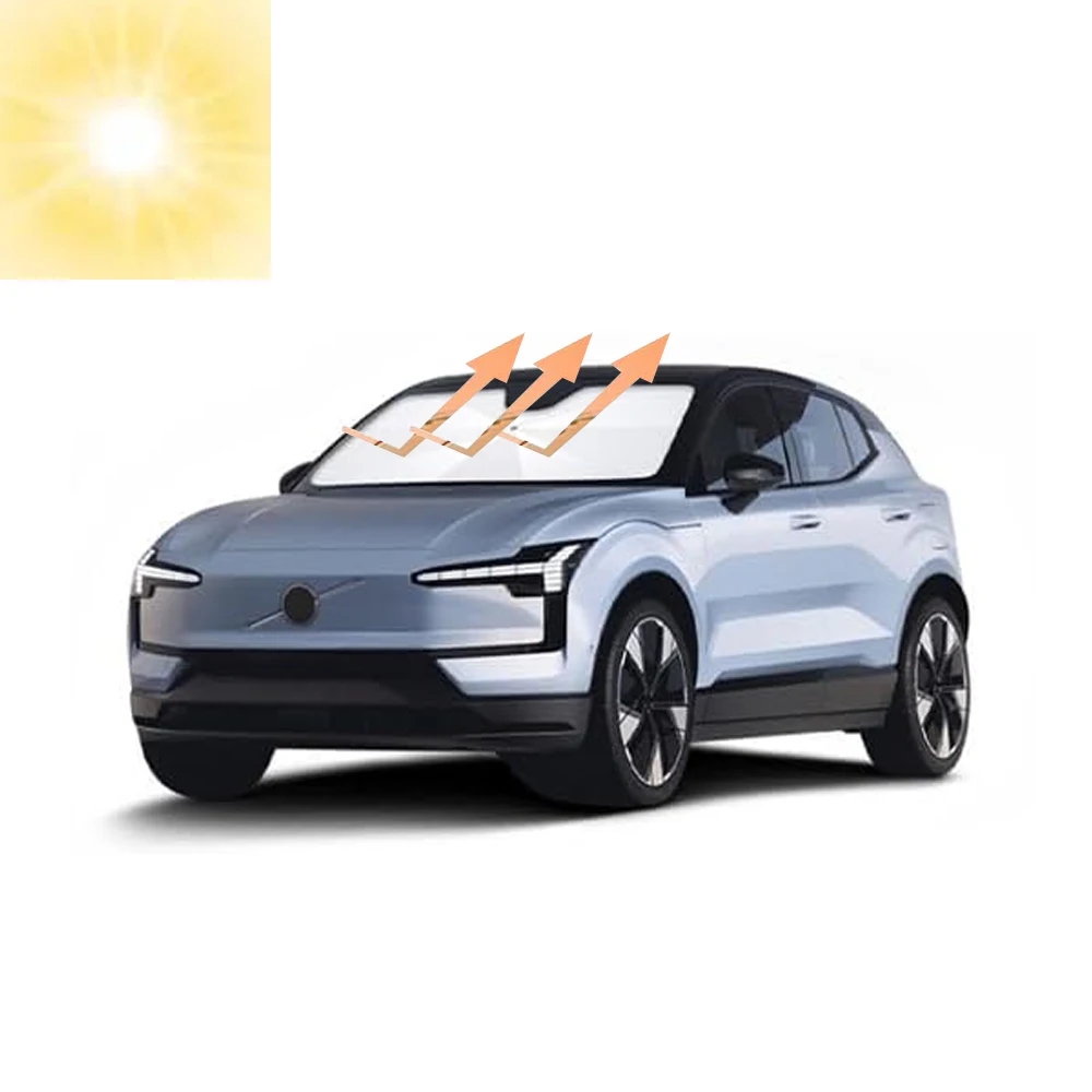 ДЛЯ Volvo EX30 EV 2024 2025 автомобильный козырек от солнца на лобовое стекло зонтик от солнца блоки ветрового стекла автомобиля