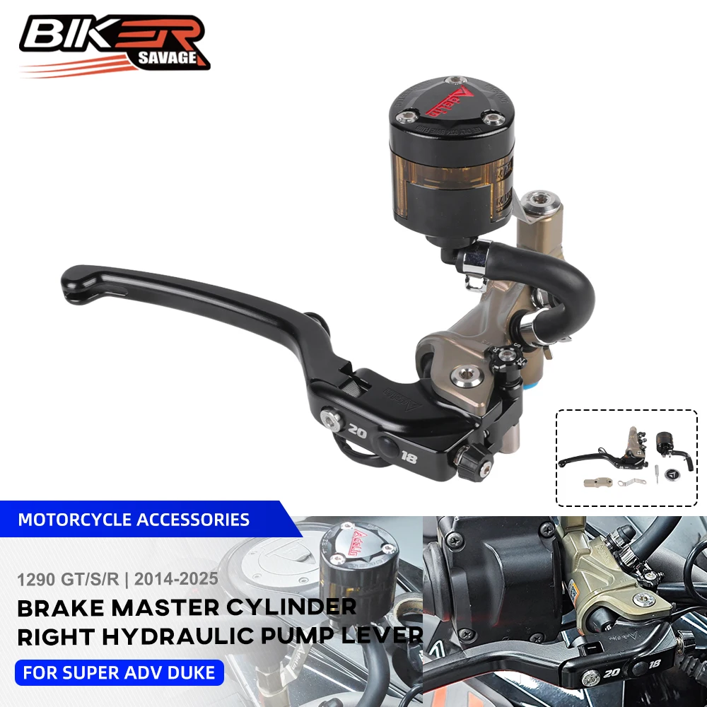 Right Hydraulic Brake Master Cylinder Levers For 1290 Super Adventure Duke R/S/GT 2014-2025 Pump Lever Motorcycle Accessories