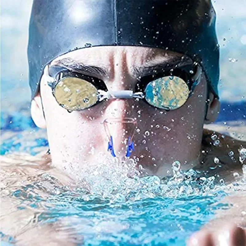 1pair Waterproof Silica Gel Surfing Nose Plug Protector Soft Latex Plugs for Kids and Adults Silicone Swimming Nose Clip