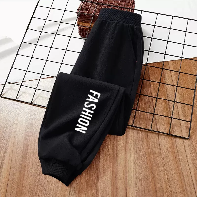 2026 Children Fashion Trousers Autumn Long Pants Boys Girl Brand Clothing School Outdoor Sweatpants