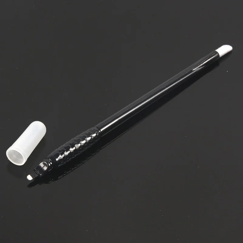 10PCS 0.18mm/0.15mm Disposable Microblading Tools 18U Pins Lamina Tebori Nano Needles Microblading Pens Brow Tattoo Hand Tools