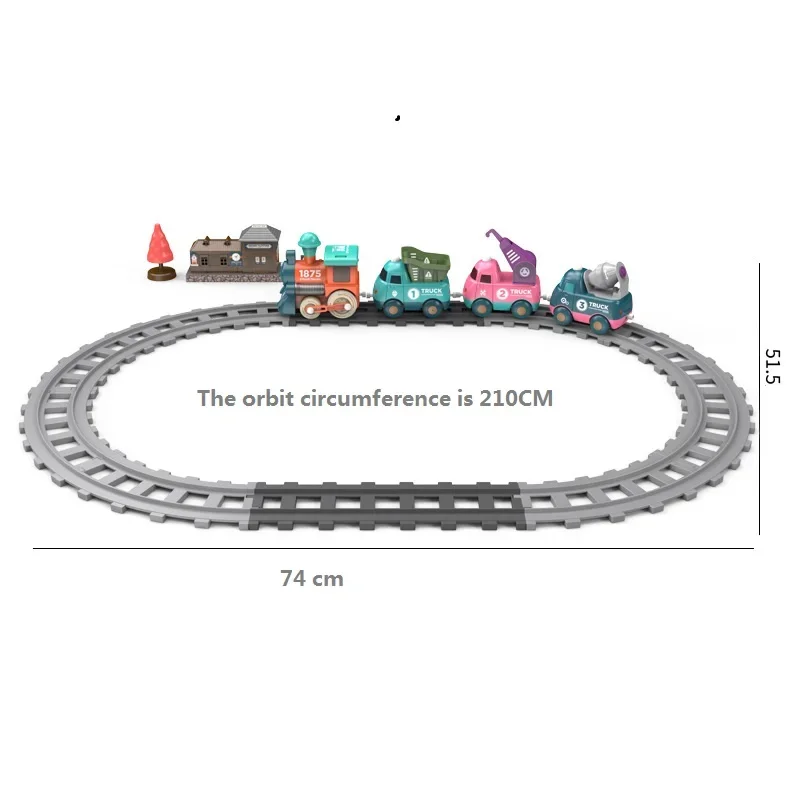 Cartoon Engineering rail Car - Assembly