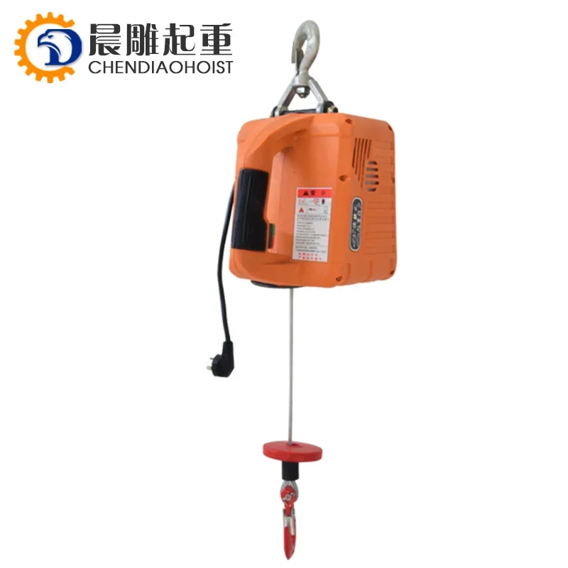 

CE Certificated 300KG 500KG Factory Price Mini Portable Hanging Electric Wire Rope Pulley Hoist Chain Block