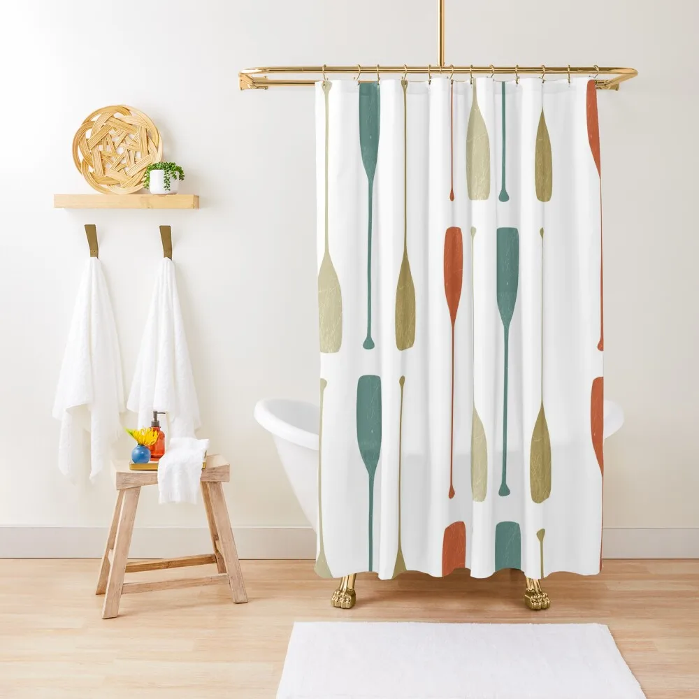 

Distressed Vintage Canoe Oars Shower Curtain Bathroom Fabric Bathroom And Shower Anime Shower Curtain