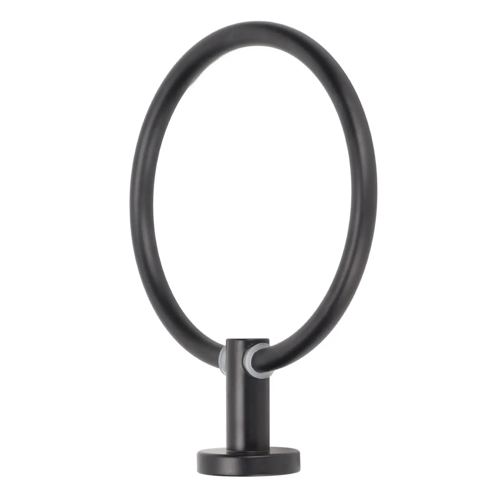 Round Aluminum Toalha Ring Holder, Banho Hardware para Varanda e Hotel Bar, Modern Space