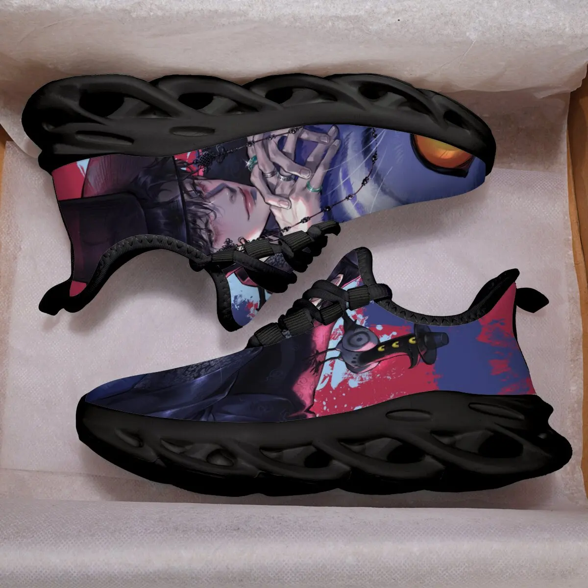 

Children's Flat Shoes Trendy Anime Pattern Comfortable Sports Shoes Kids Sports Shoes Flats Tennis Trainers Children Footwear