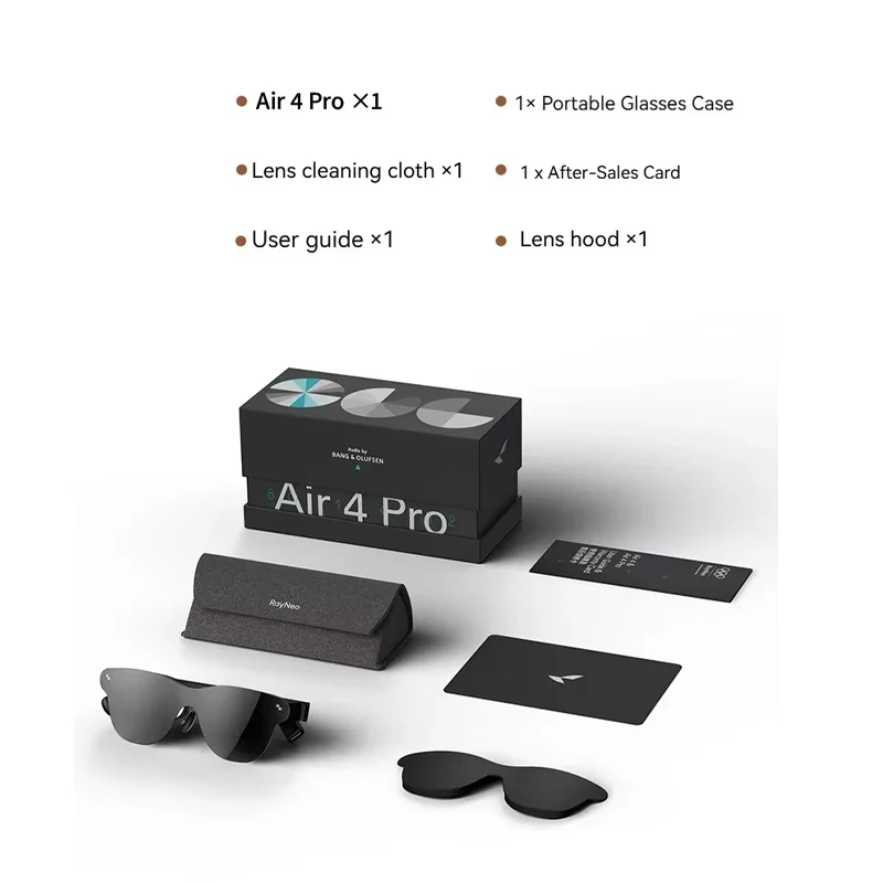 Rayneo Air 4 Pro Smart AR Glasses 3G Voice Control IPX-5