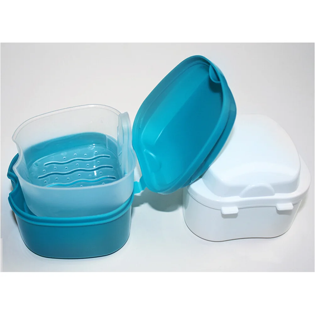 Dental Guard Container Sky-blue Case Convenient Storage Portable Sturdy Box