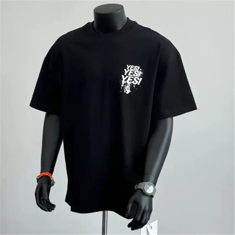 Fashionable Summer Short Sleeve T-Shirt Unisex Pure Cotton Versatile Men's Women's Clothing DK Melissa Brand UVA Protection L...