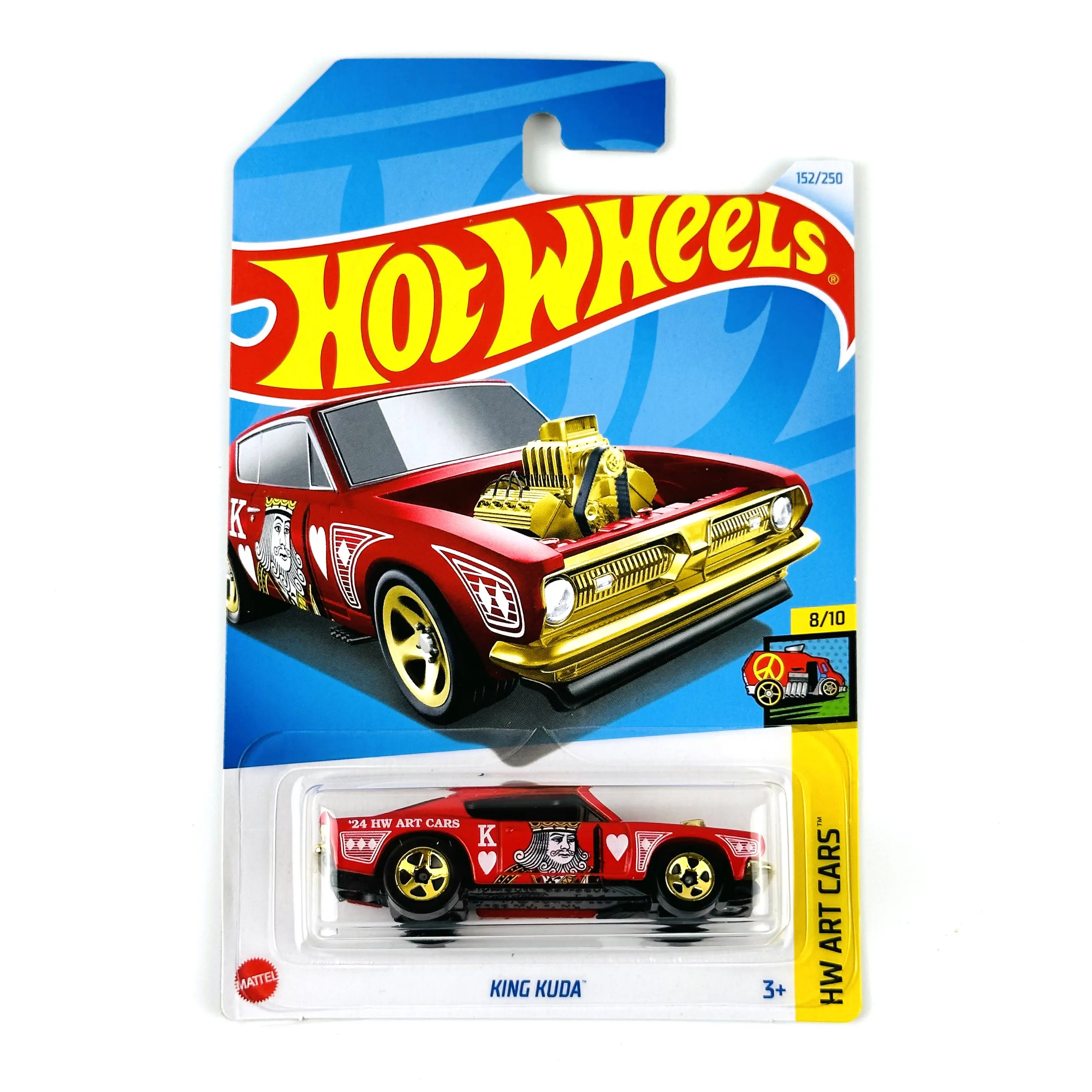 2024-152 Hot Wheels Cars KING 'KUDA 1/64 Metal Die-cast Model Toy Vehicles