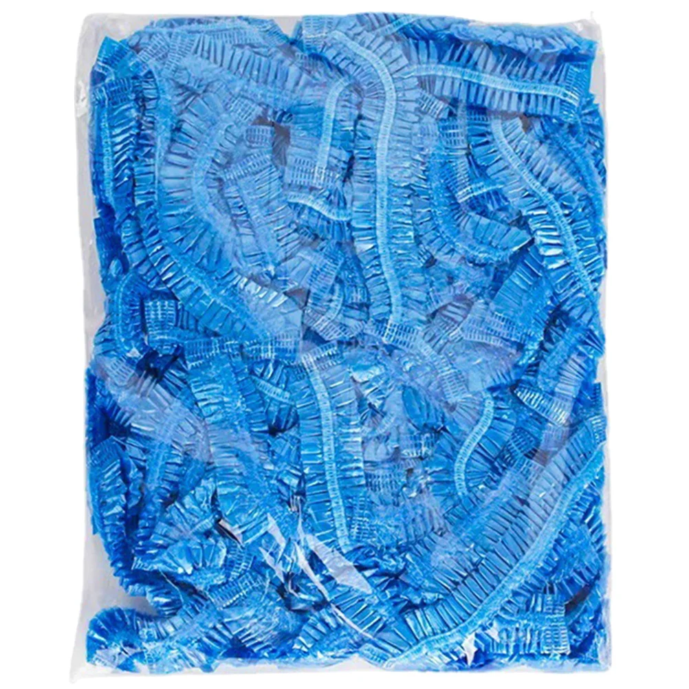 200Pcs Disposable Shoe Covers Pe Waterproof Dustproof Tear Resistant Universal Size for Automatic Shoe Cover Machine Non Slip