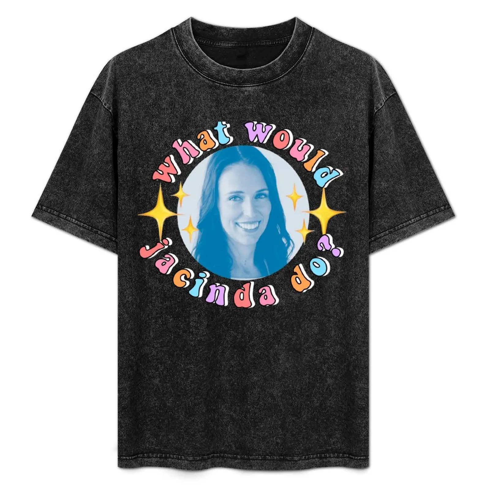 

What would jacinda do Pastel sparkles version T-Shirt Construction Work Tee Shirt