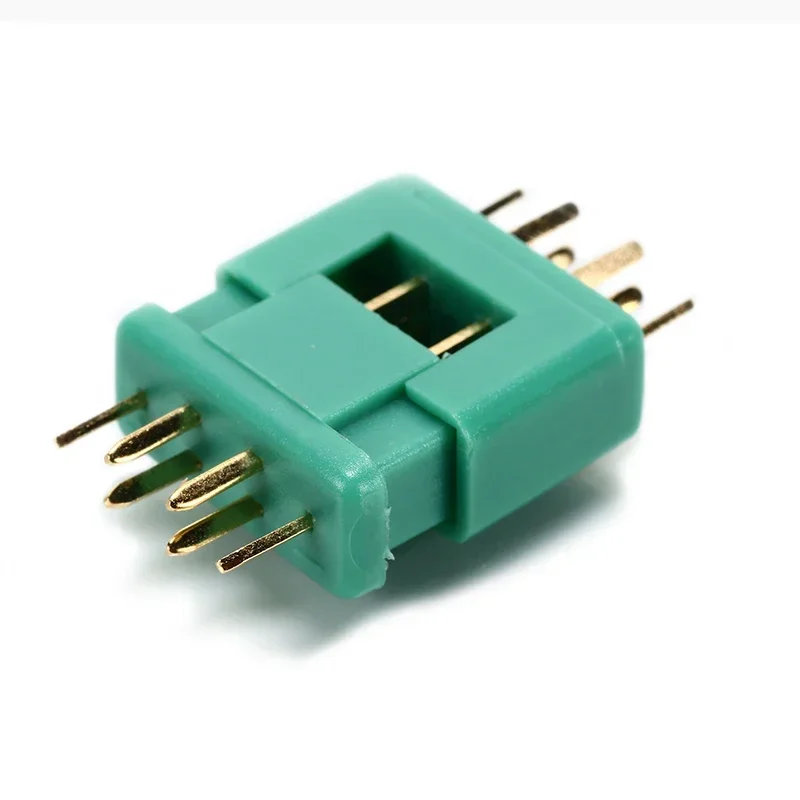 10 paia (10 maschi + 10 femmine) MPX 6 pin connettore verde